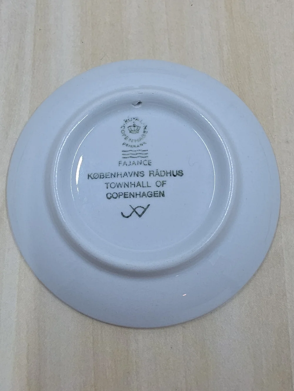 Royal Copenhagen 1985 Annual Ornament Townhall Of Copenhagen Denmark